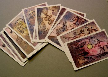 mini gioco dei tarocchi libri artista